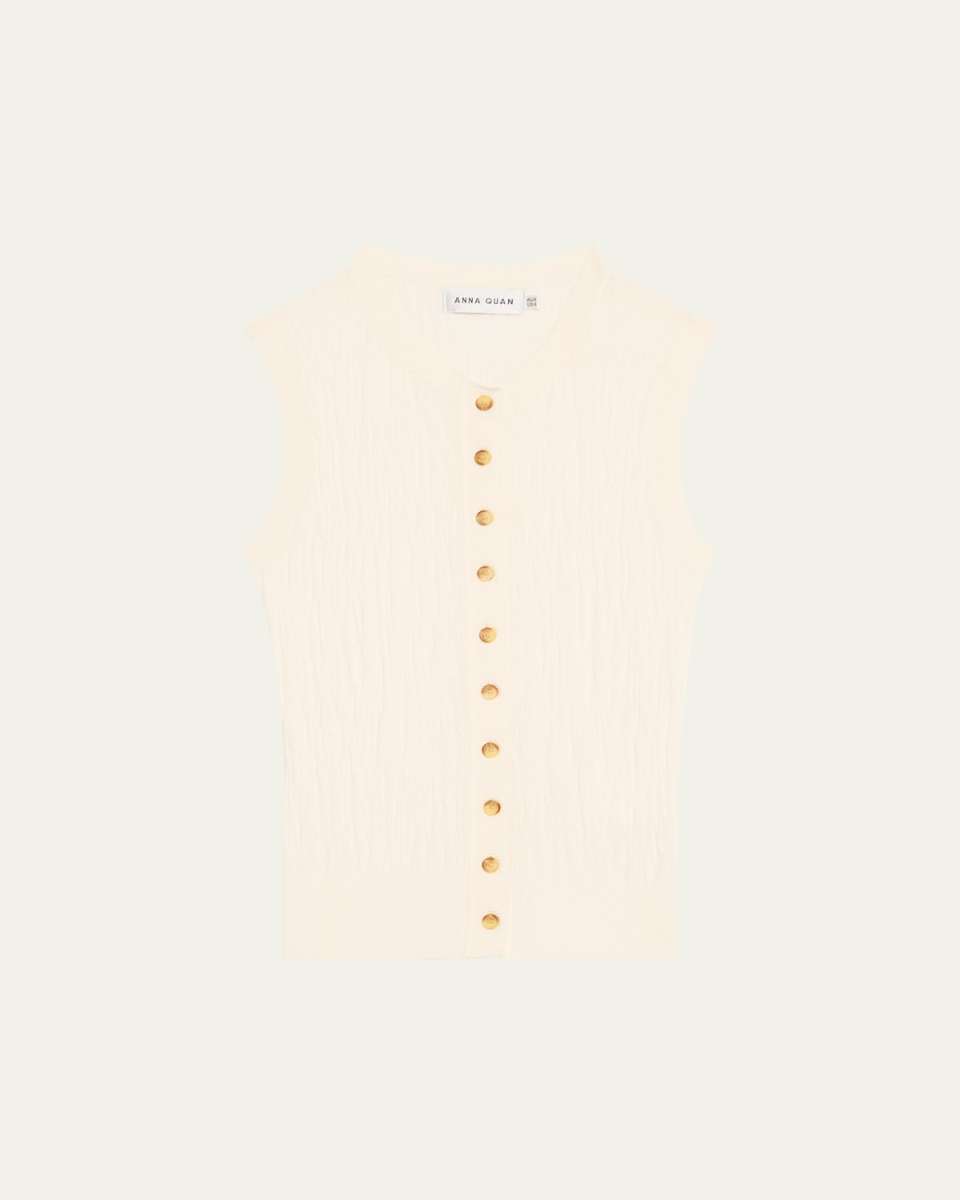 Serafina Button-Front Top